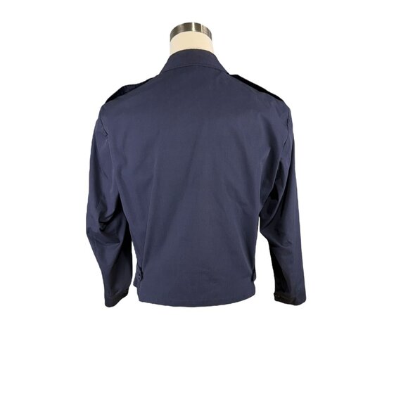 Ceiling Zero By Bauer Mens Weather Resistant Blue Jacket 44R Cotton/Poly Blend - Picture 2 of 10